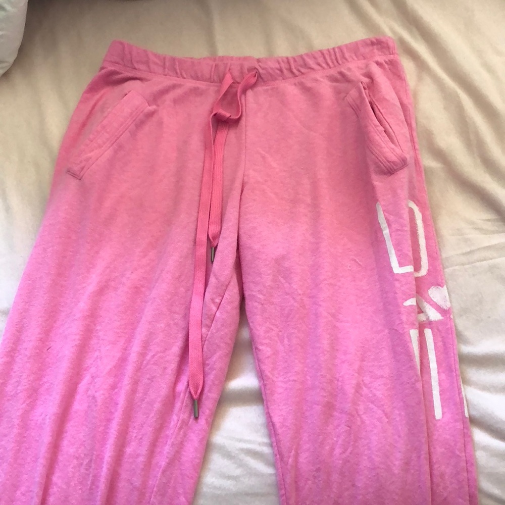 Love pink sweat pants